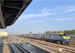 Montauk Line Train # 6008 arriving with DM30AC # 514 doing the honors 